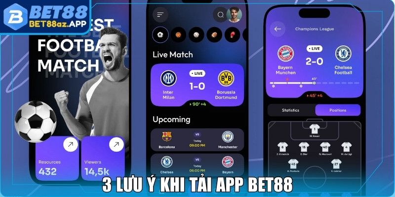 Tải APP Bet88 3 lưu ý khi tải app Bet88