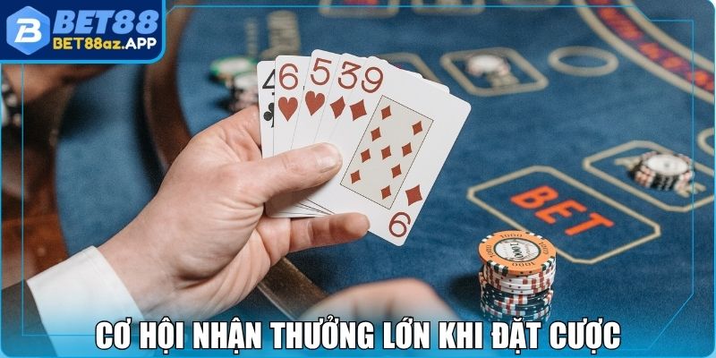 Baccarat Bet88 - Cơ Hội Vàng Cho Các Tay Chơi Bản Lĩnh Cơ hội nhận thưởng lớn khi đặt cược baccarat Bet88