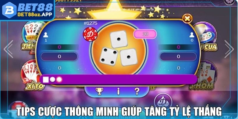 Game Xóc Đĩa Đổi Thưởng Bet88 - Tốc Độ Chuẩn Xác Từng Cửa Đặt Tips cược thông minh giúp tăng tỷ lệ thắng